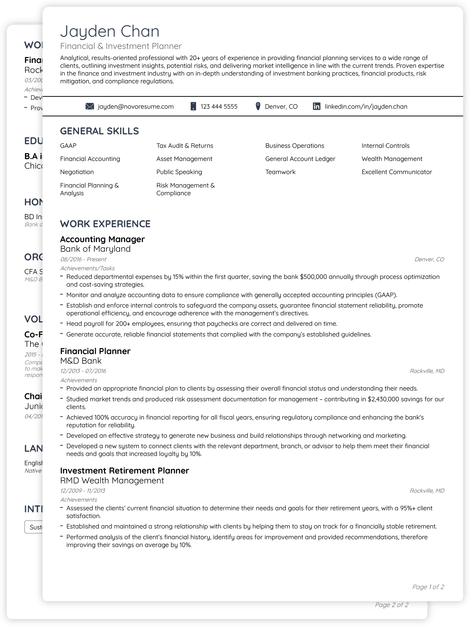 basic cv template