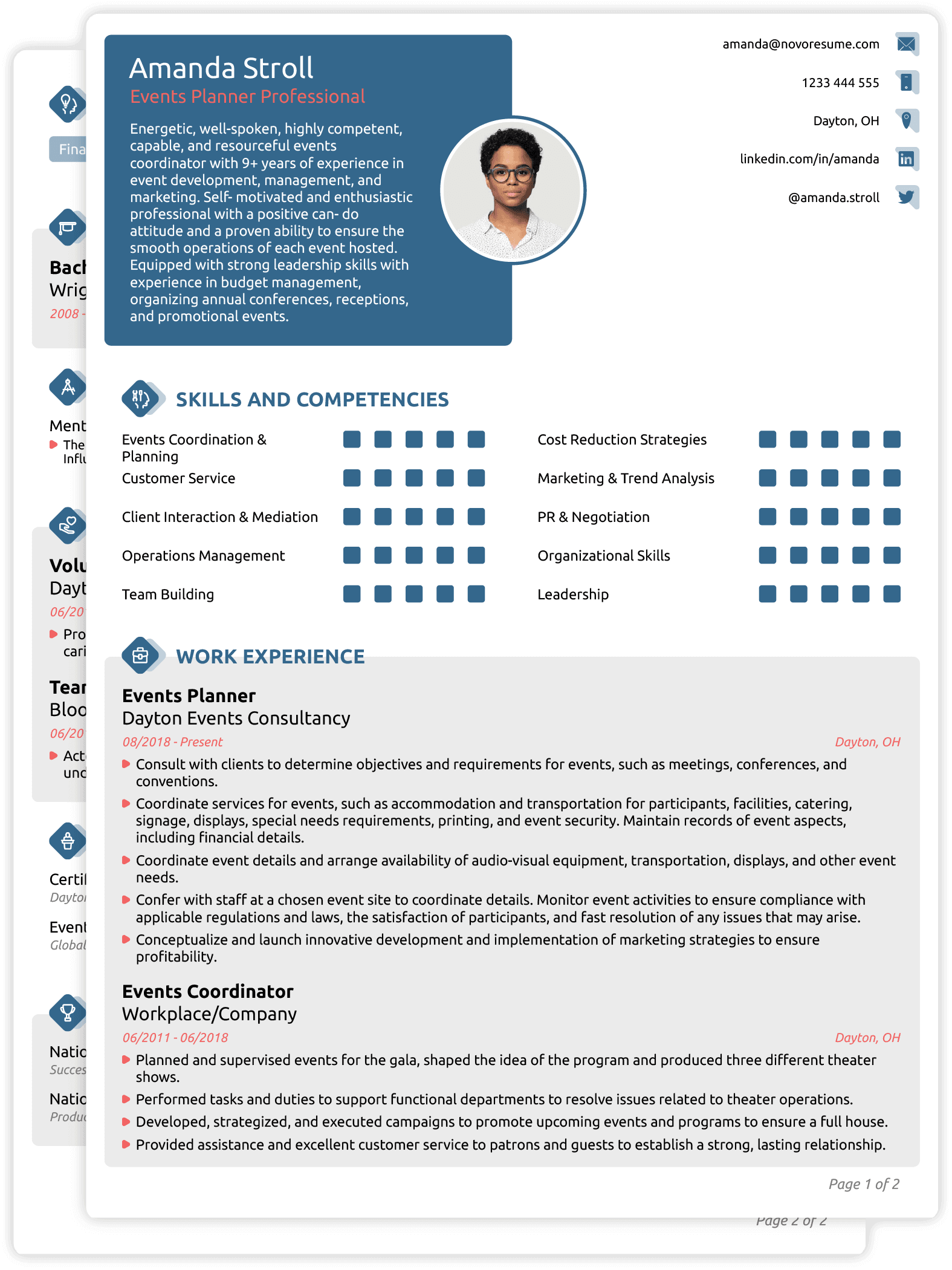 Resume Templates 2024 Free Misty Teressa