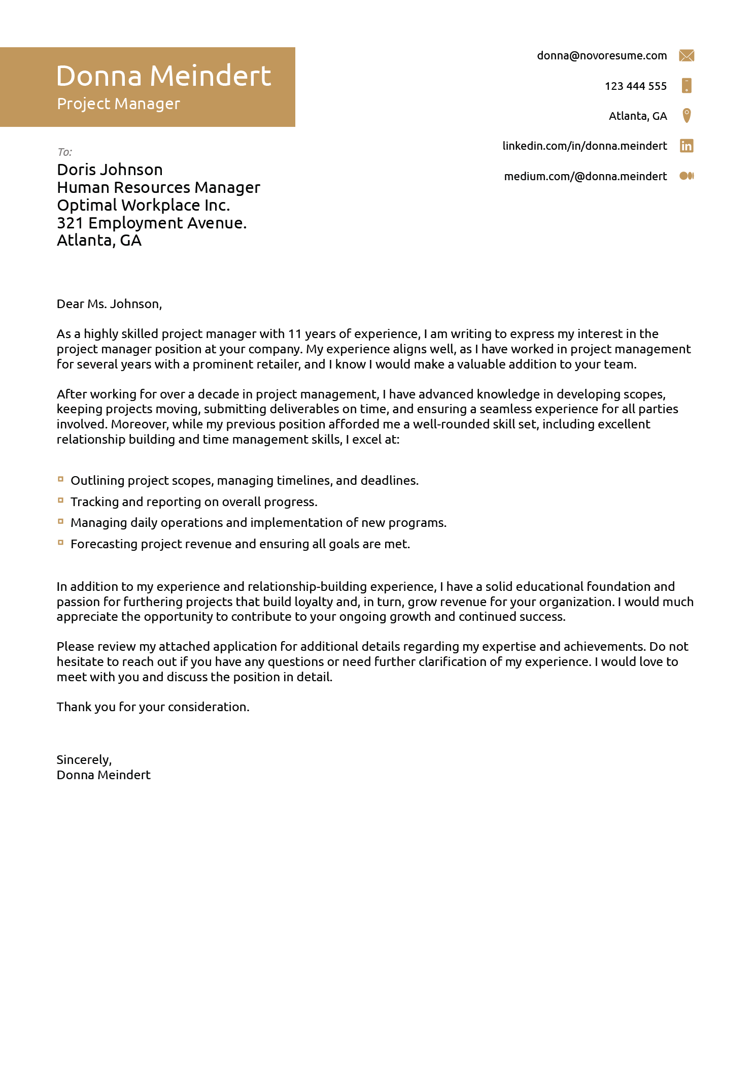 Cover Letter Examples Template from d.novoresume.com