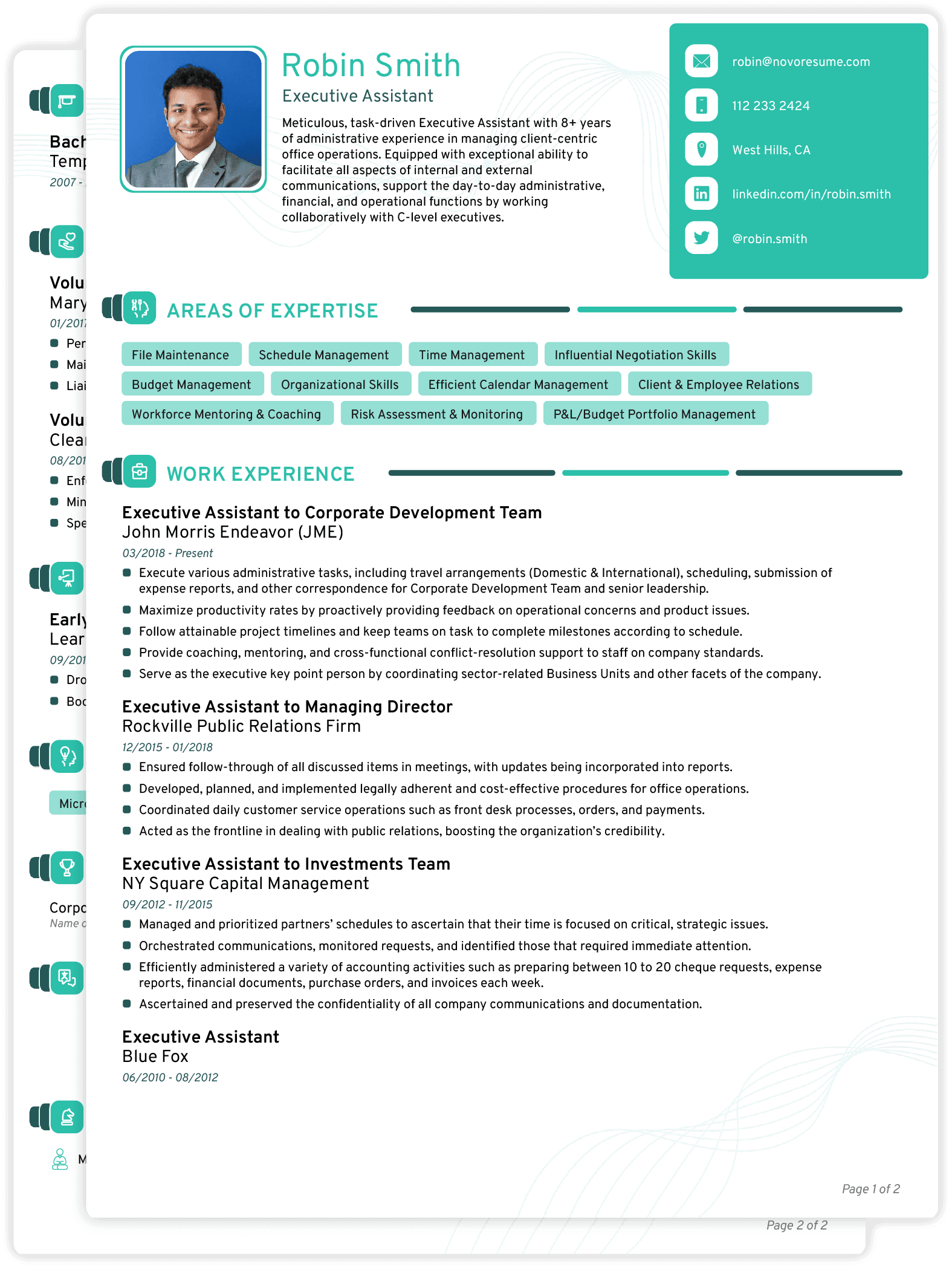 free-portfolio-cv-resume-template-in-word-in-2024-resumekraft