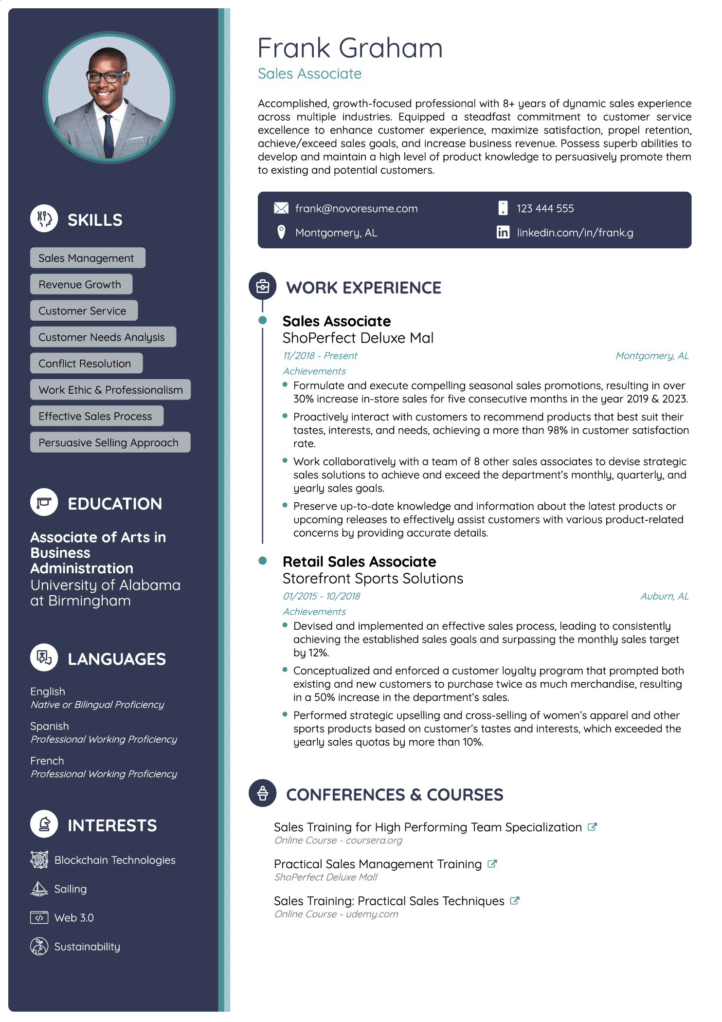 resume formats templates